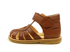 Angulus cognac sandal med hjerte